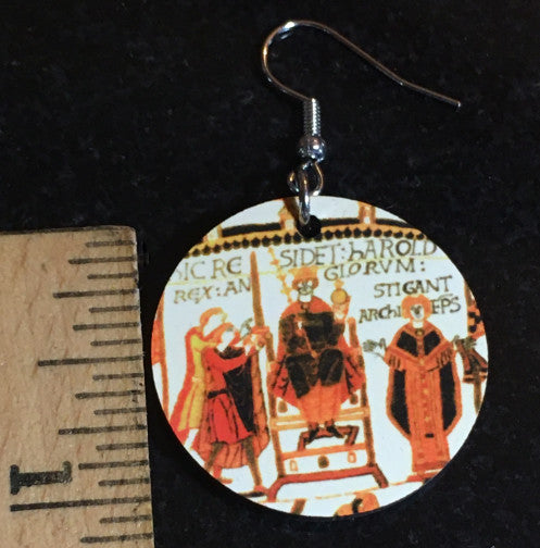 King Harold earring size.