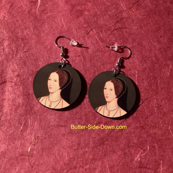 Anne Boleyn Queen of England earrings