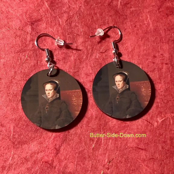 Mary I Queen of England earrings