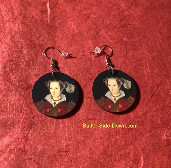 Catherine Parr, Queen of England earrings.