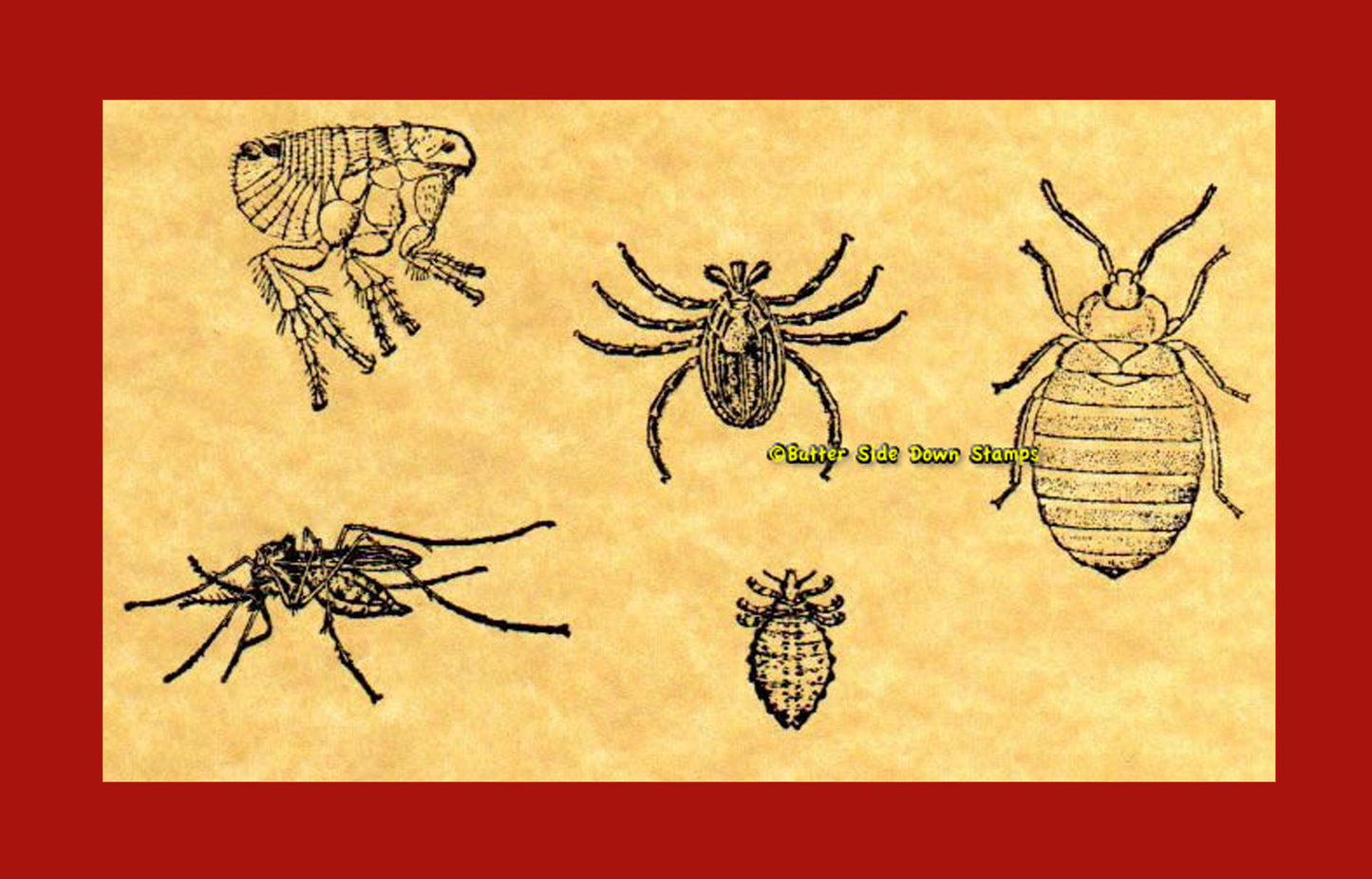 Bloodsicking Vermin Collection rubber stamps
