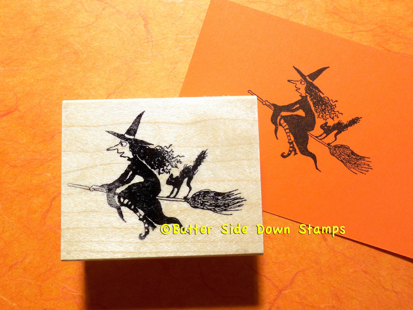 Sample stamped image for Flying Witch.