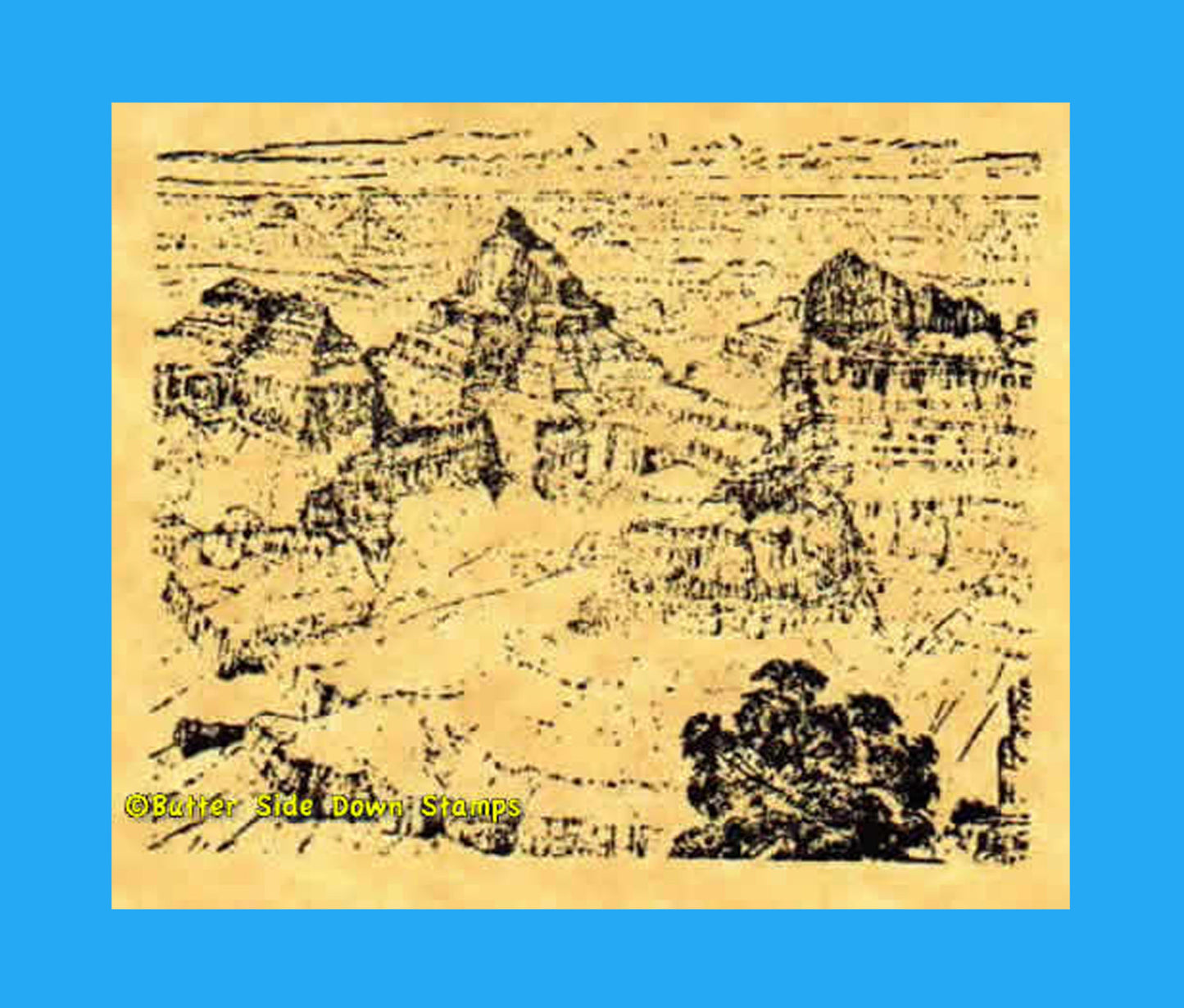 Grand Canyon Rubber Stamp