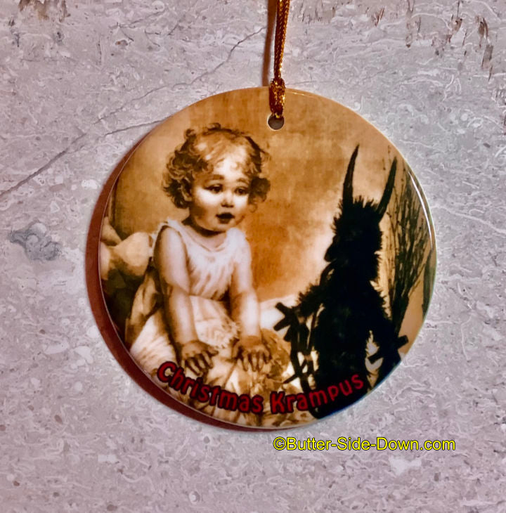 Christmas Krampus Ceramic Ornament