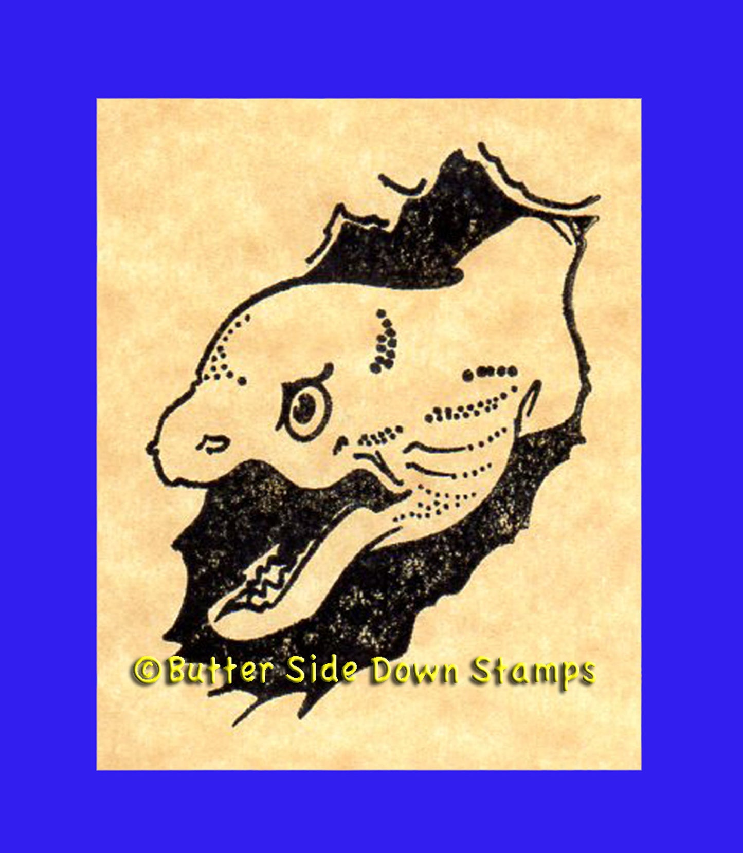 Moray Eel Rubber Stamp