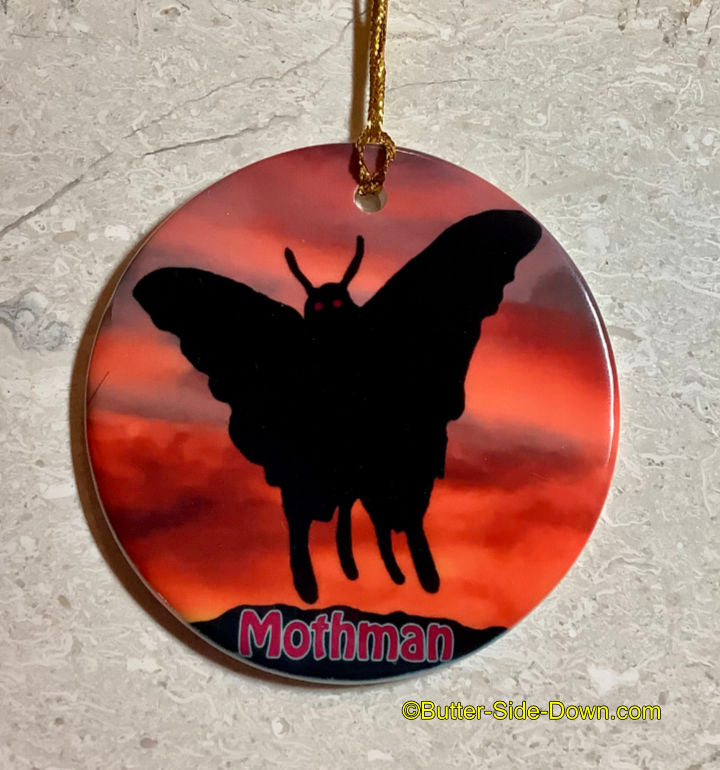 Mothman Ceramic Ornament