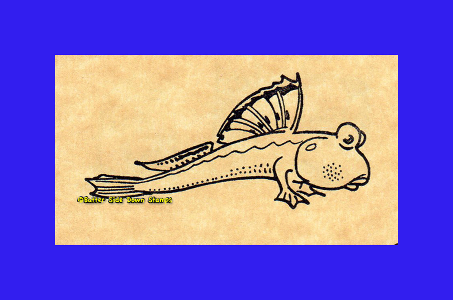 Mudskipper (R) Rubber Stamp