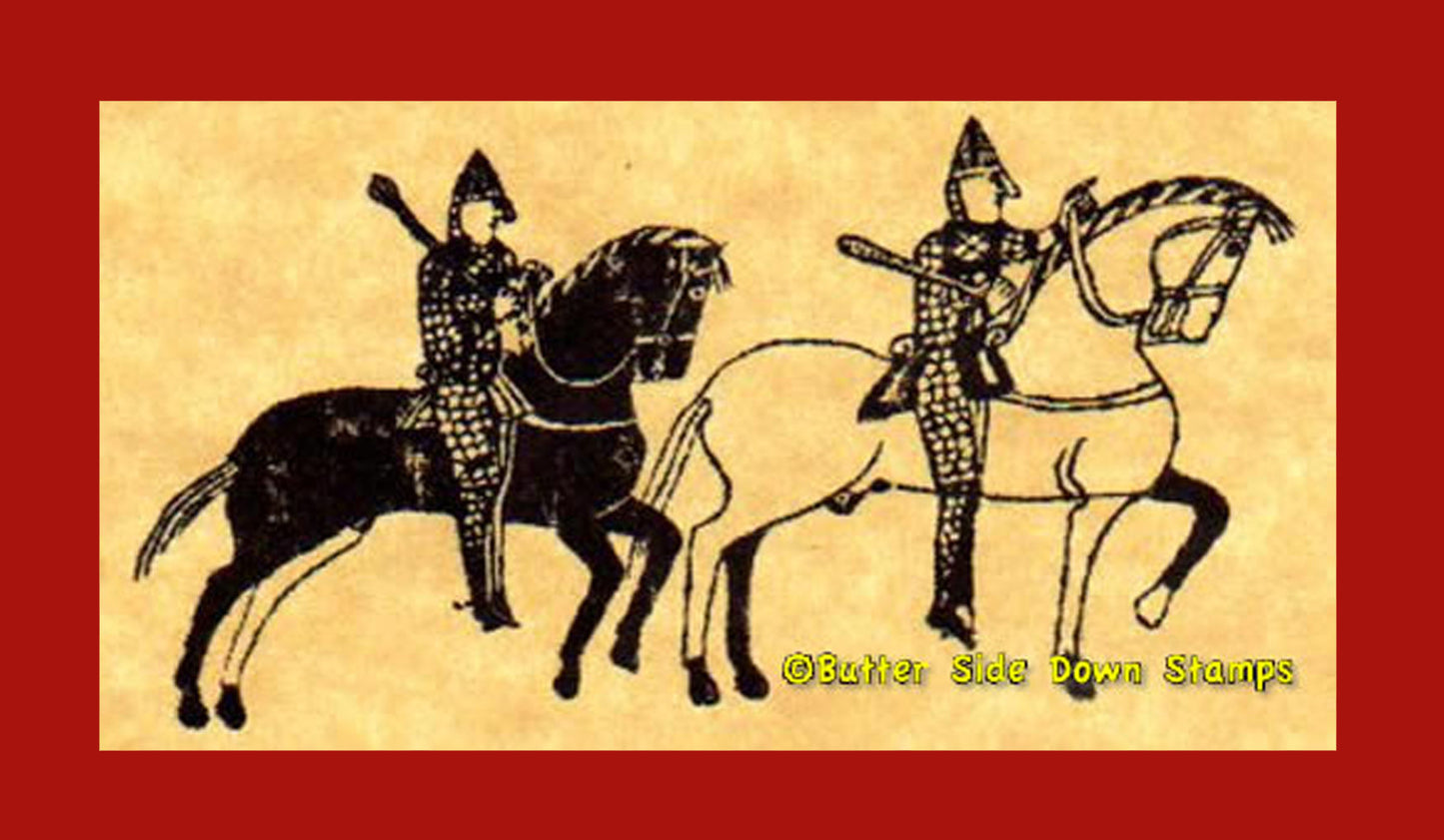 Bayeux Tapestry Rubber Stamp