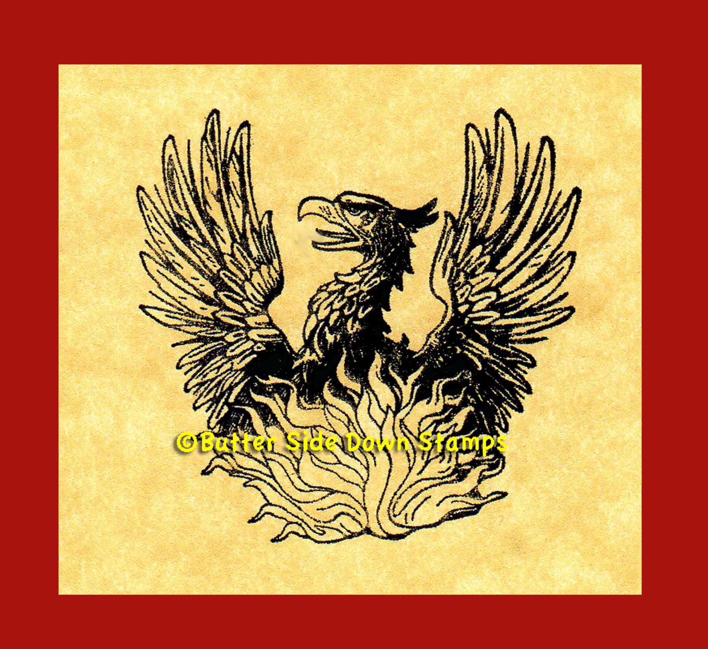 Phoenix Rising from the flames.