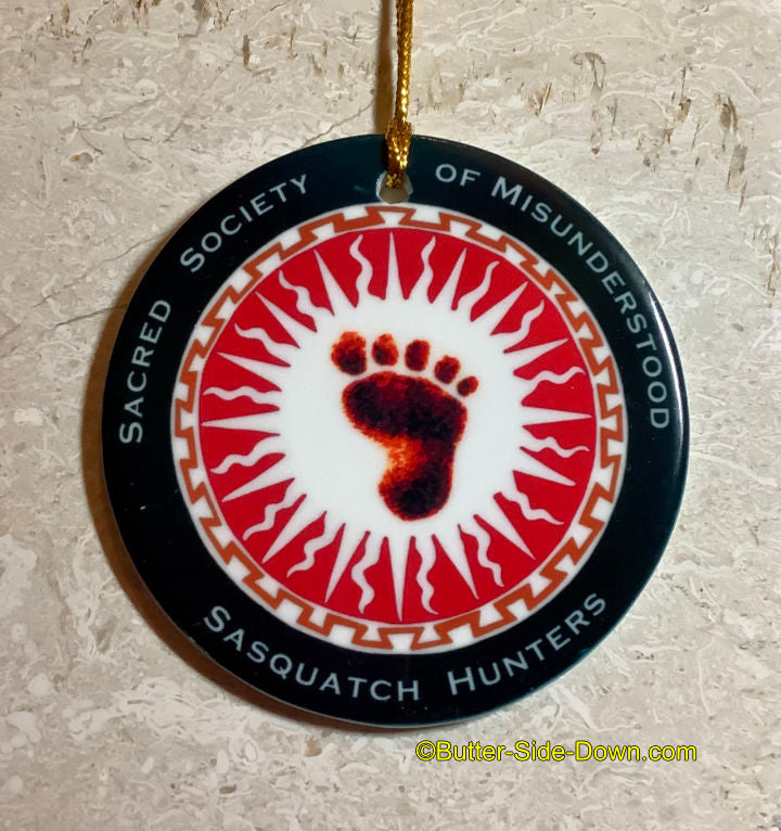 Sacred Society of Misunderstood Sasquatch Hunters ornament