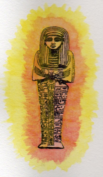 Painted Funerary Amulet