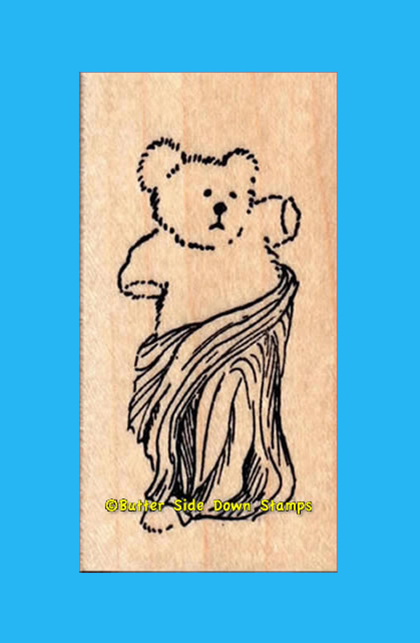 Venus de Milo Teddy Bear Rubber Stamp
