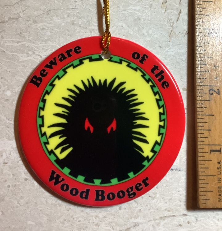 Wood Booger ornament