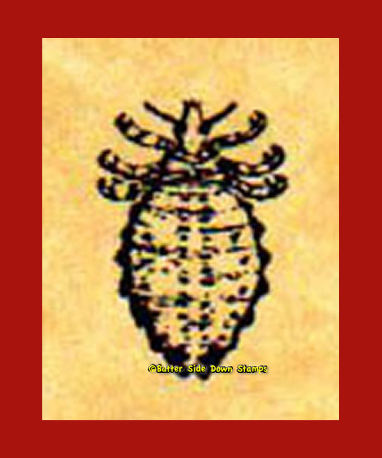 Louse rubber stamp