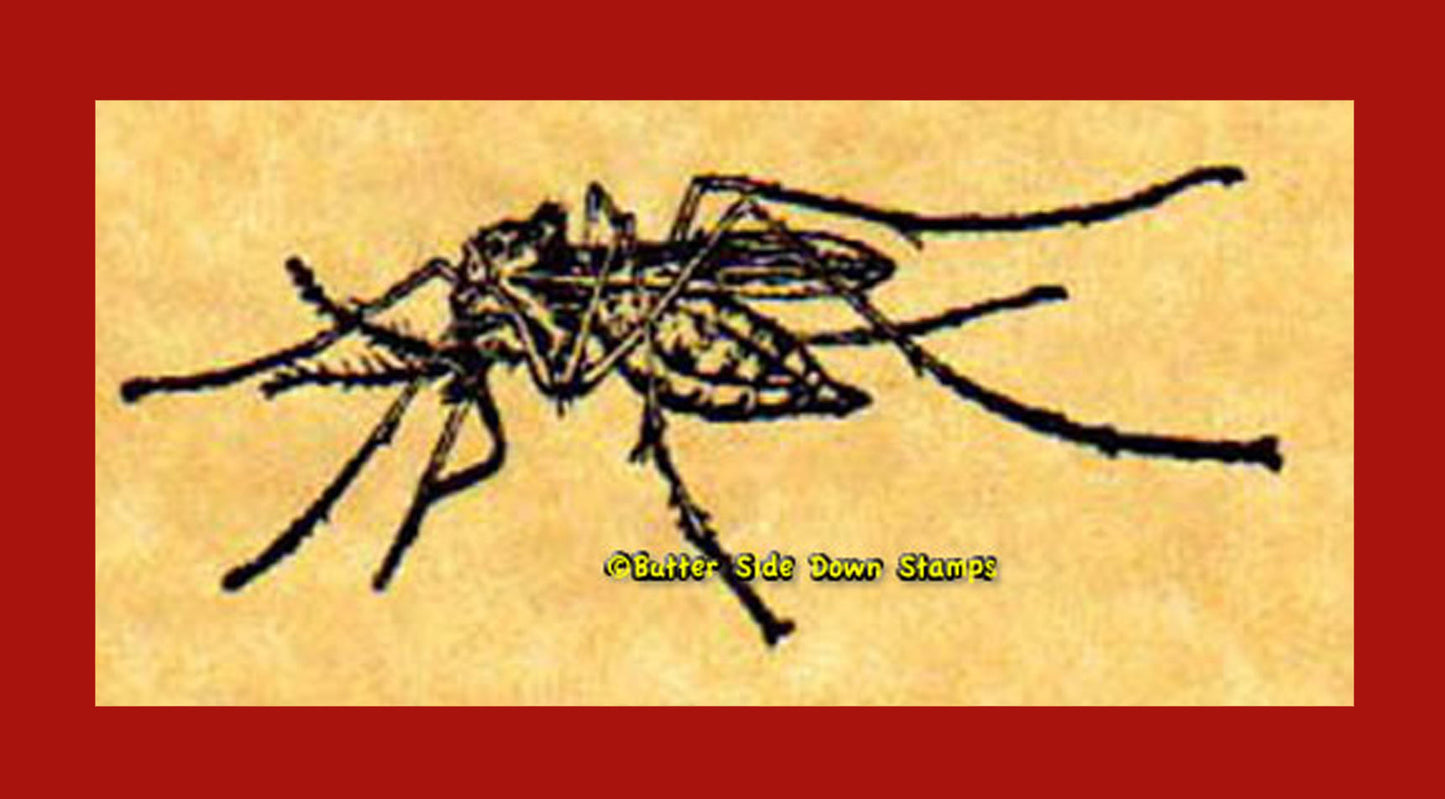 Mosquito rubber stamp