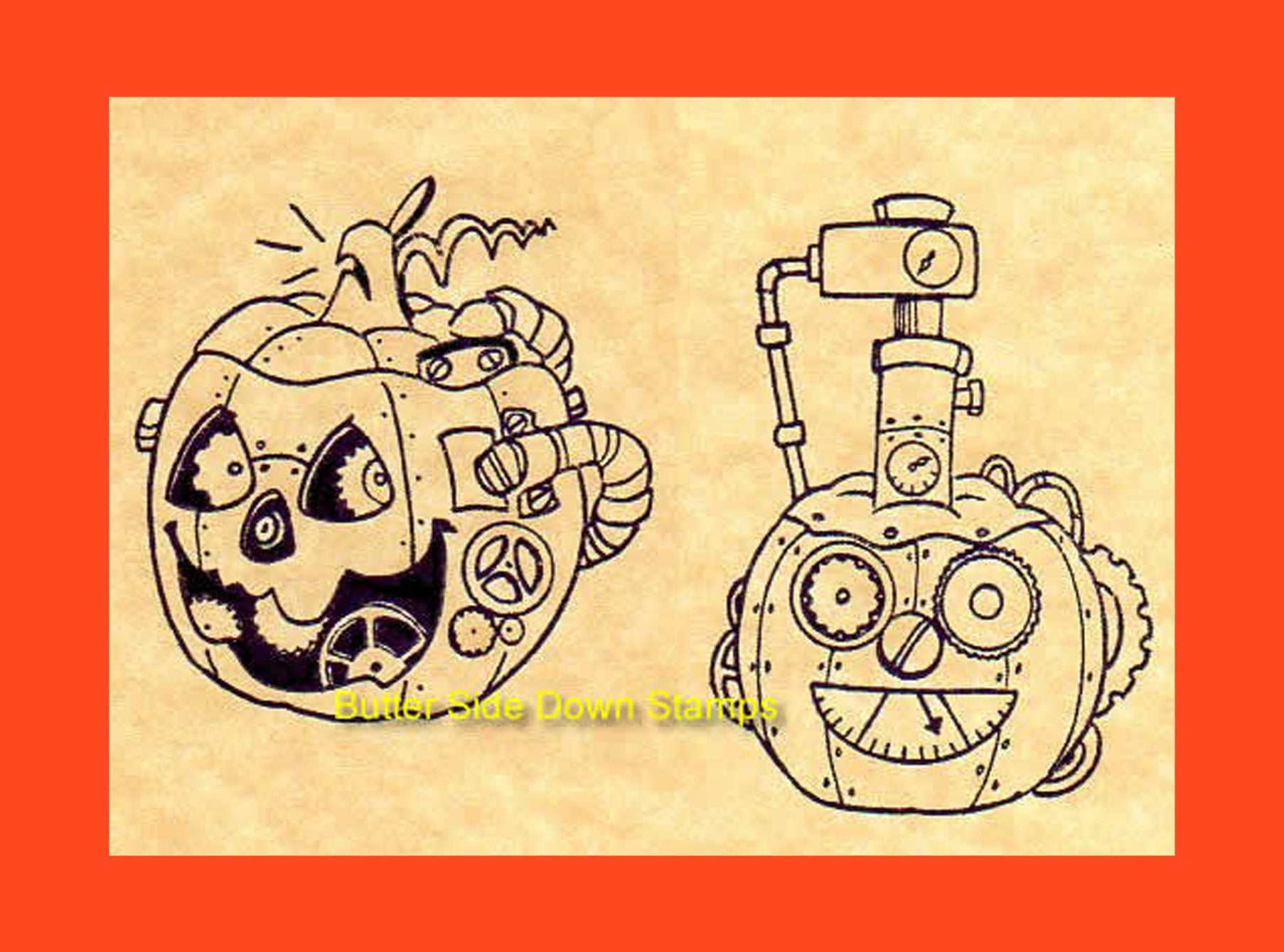 Steam Punk Pumpkin Set