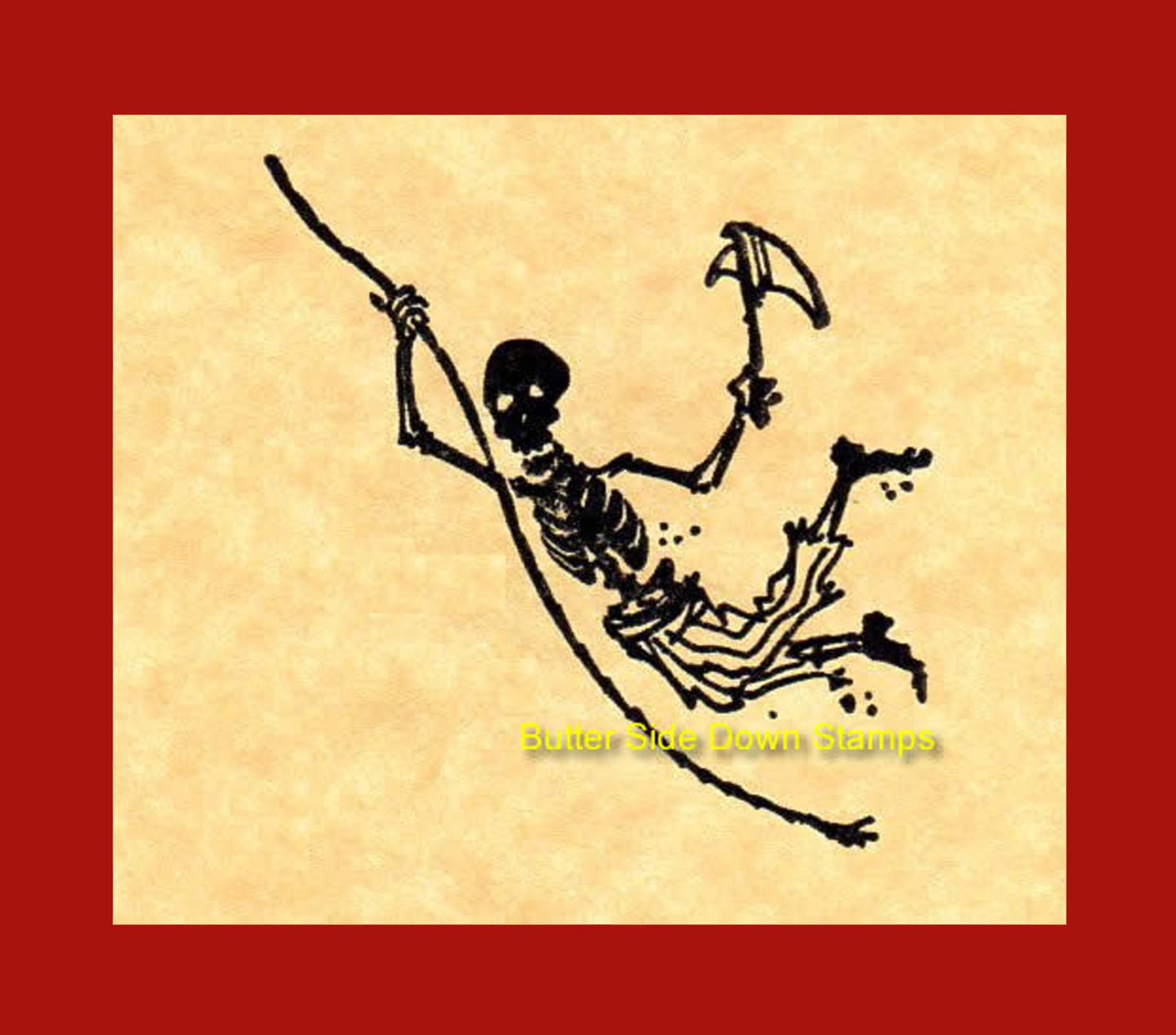 Undead Pirate Scalawag Rubber Stamp