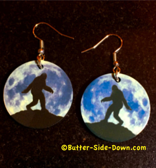 Bigfoot Blue Moon Earrings