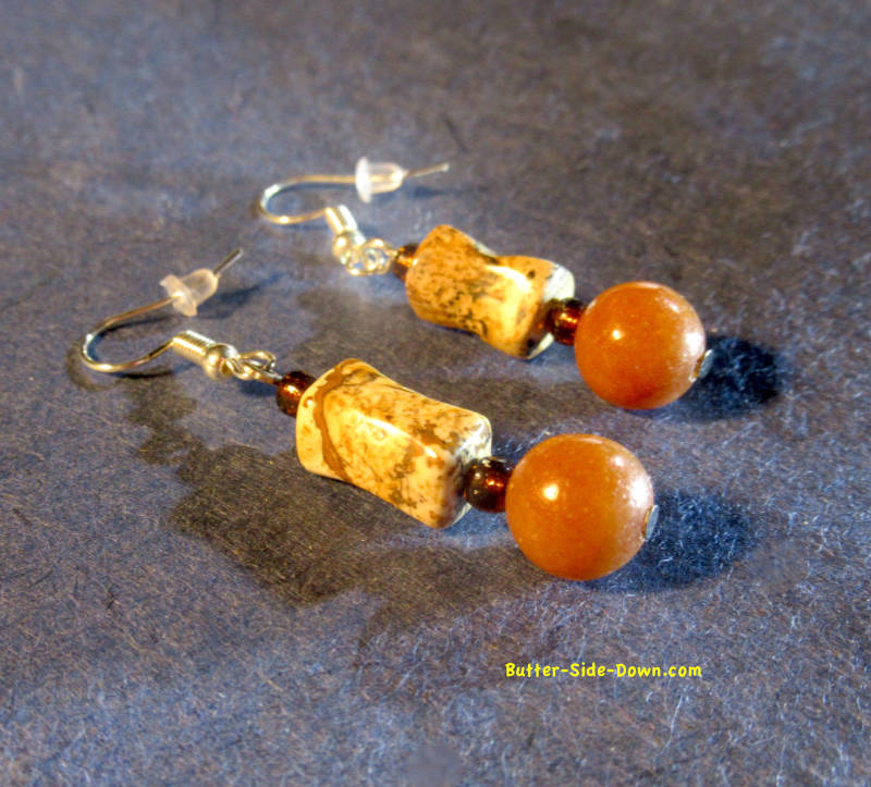 stone earrings