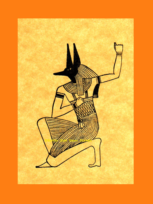 Egyptian God Anubis Dance
