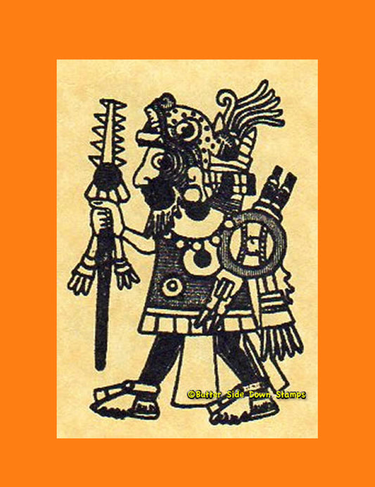 Elite warrior of the Aztec Empire.