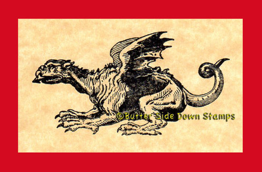 Basilisk Rubber Stamp