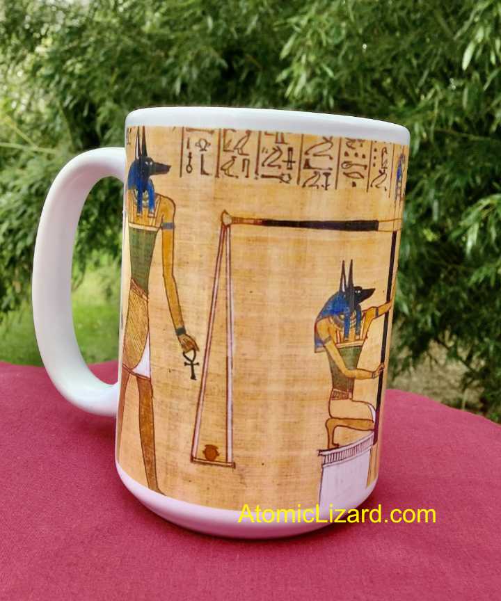 anubis coffee mug