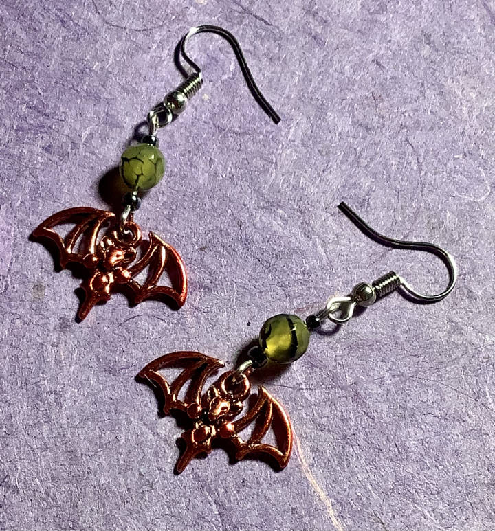 Demon of the Pine Barrens earrings