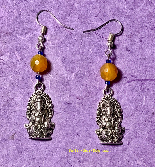Elephant god earrings