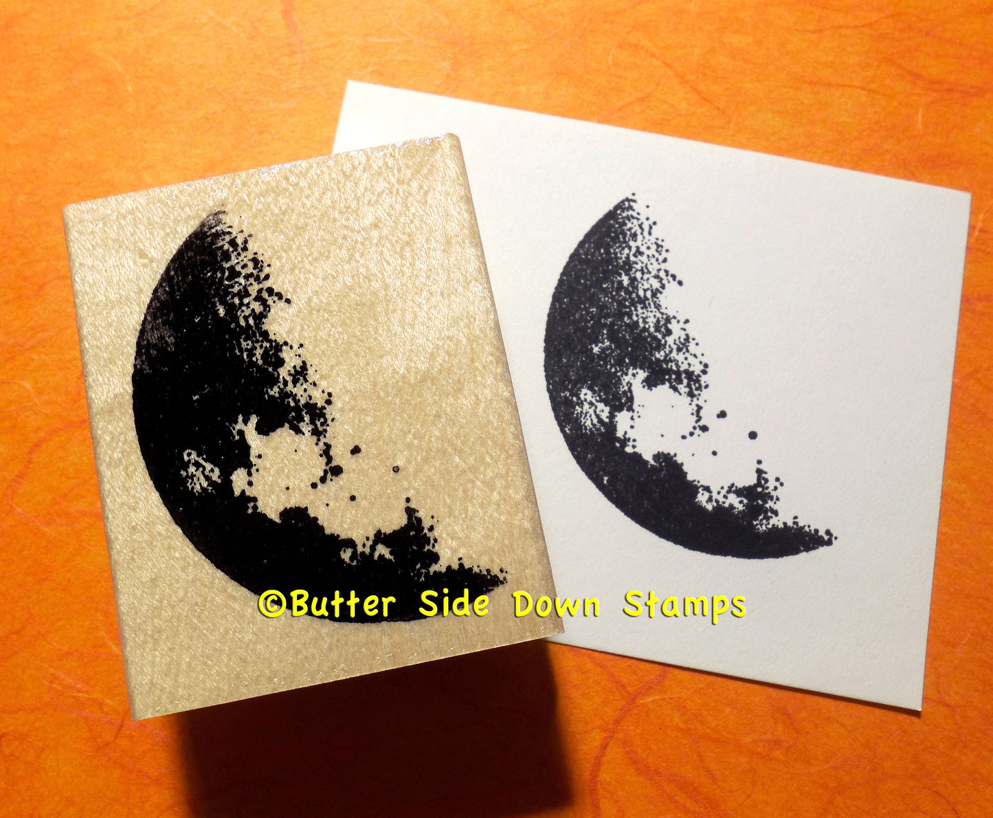 Sample realistic stamped image of Half Moon. 