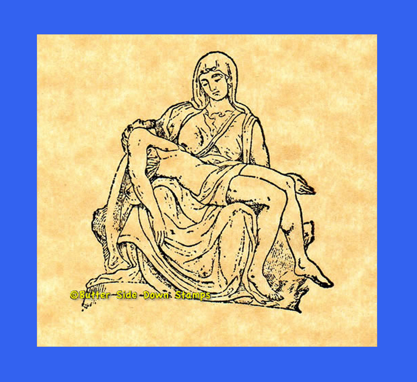  The Pieta Rubber Stamp