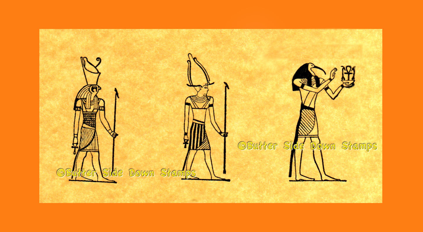 Mini Egyptian Gods: Horus, Osiris, Thoth