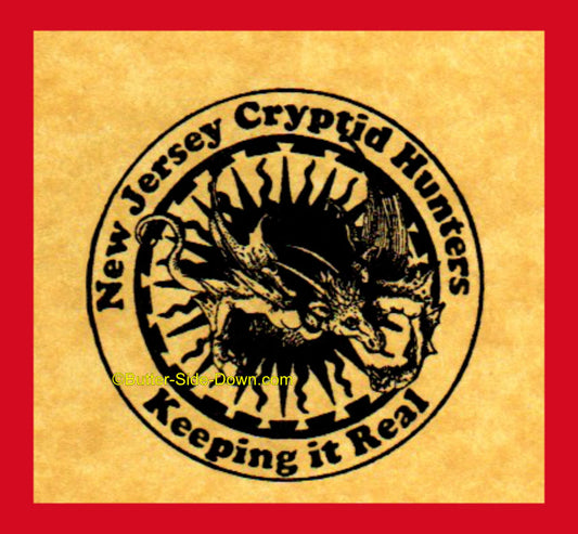 New Jersey Cryptid Hunters Rubber Stamp