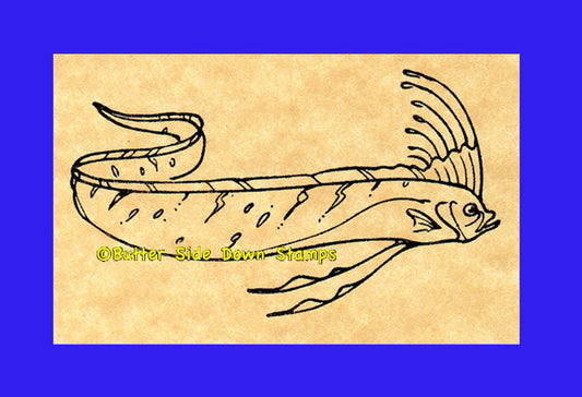 Oarfish Rubber Stamp