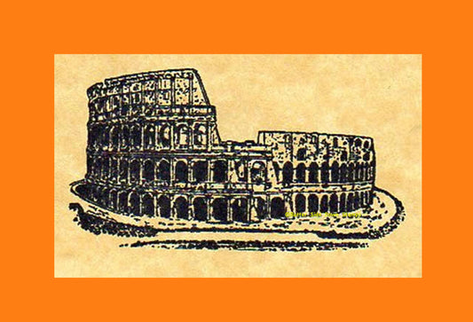 Roman Colosseum Rubber Stamp