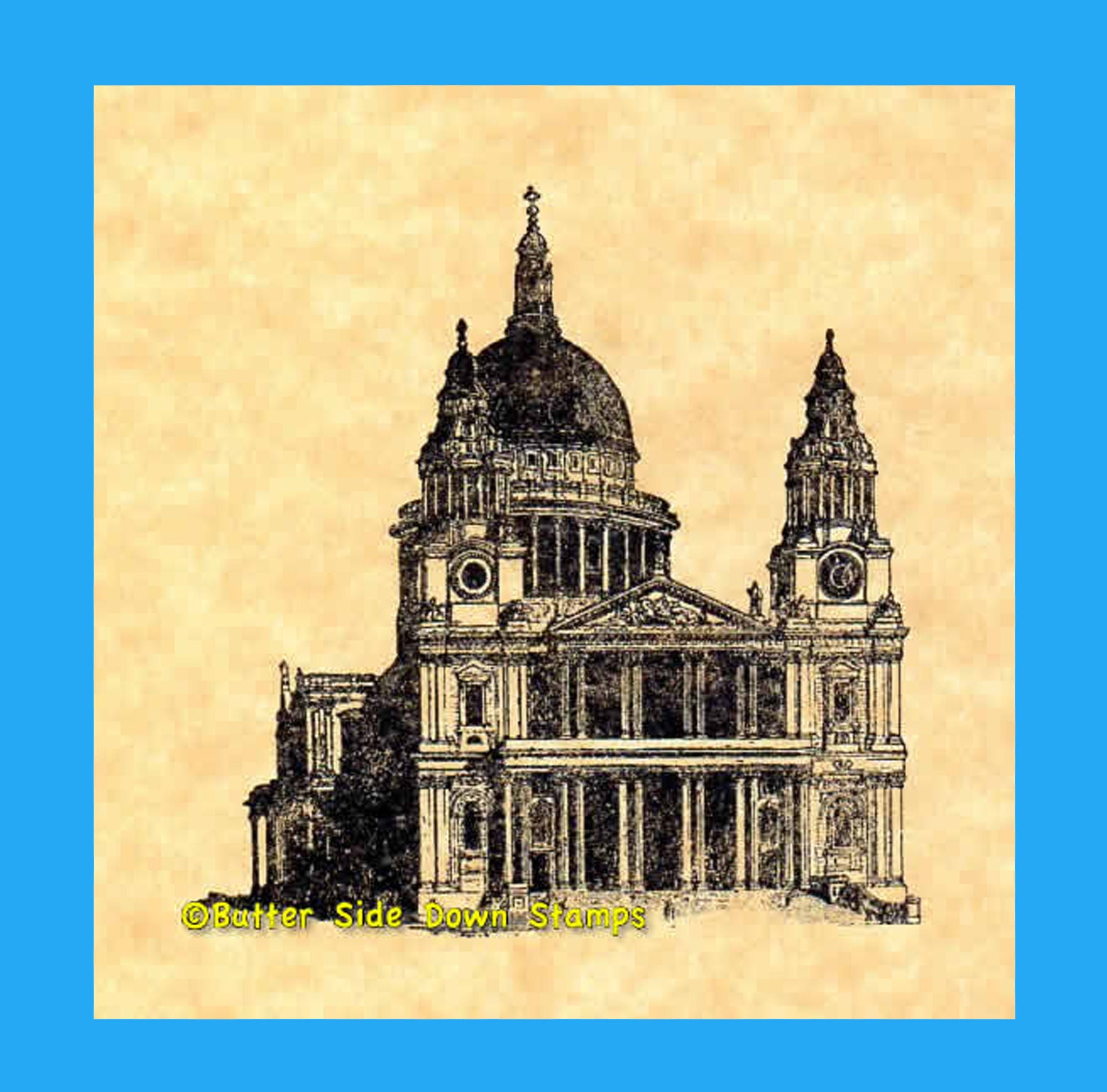 St Paul's Cathedral Rubber Stamp