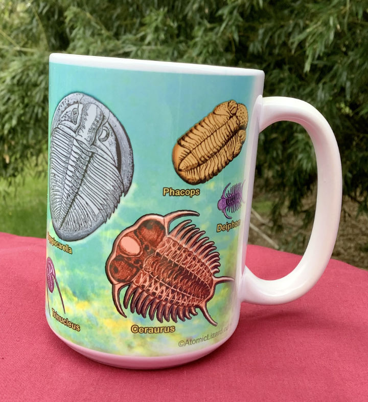 fossil coffee mug